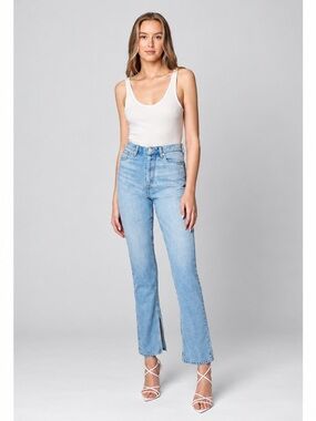 BLANKNYC The Cooper Long Slim Straight Jeans Light Wash Size 29 NWT